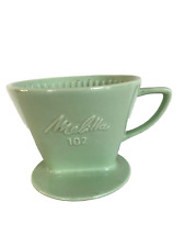 Porte filtre à café Melitta vintage couleur pistache  n°102