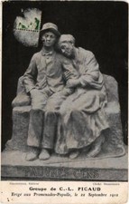 CPA Groupe de C.-L. picaud-Erigé aux Promenades-Populle (263494)