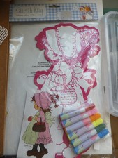 SARAH KAY coloriage avec feutrine autour +6  feutres .Envoi suivi