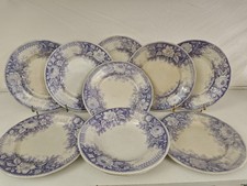 10 Assiette Sarreguemines