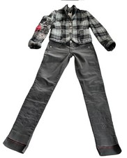 Superbe ensemble veste grise