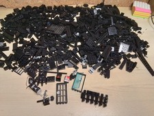 LEGO NOIR POLICE HERO COURSE AUTRES VRAC 1KG (LOT NOIR 01)
