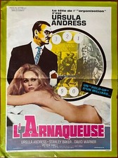 Affiche l'arnaqueuse Ursula Andresse (1970)
