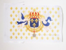 DRAPEAU ROI DE FRANCE FLEUR DE