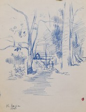 Rostislas Loukine (1904-1988) - ami de Nicolas de Staël (23) - encre