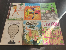 Lot de 6 BD / Wolinski - Gébé / série bete et mechante / hara kiri / EO