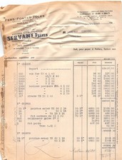 1948 FERS FONTES TOLES GROSSE QUINCAILLERIE MACHINES AGRICOLES ANCIENS ETS SE