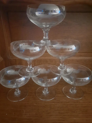 Coupes cristal gravé - cristal,