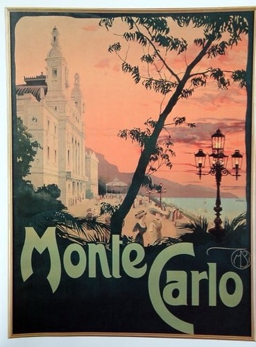 Affiche poster monte carlo - affiche,