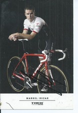 TDF CYCLISME autographe  de  IRIZAR  MARKEL   team  TREK