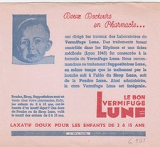 BUVARD Phramaceutiq- VERMIFUGE LUNE LAXATIF ENFANTS DE 2 À 15 ANS - BÉBÉ PLEURE