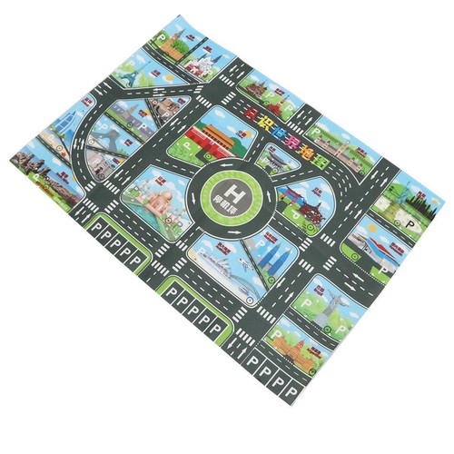 Tapis jeu route de la - route,