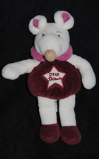 🍀Peluche Doudou Souris Framboisine DOUDOU ET COMPAGNIE P'tit Doux 18 Cm Vintage