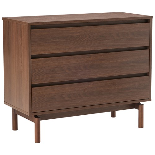 Commode bois foncé - commode, en