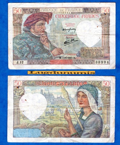 Francs jacques cœur - 50,