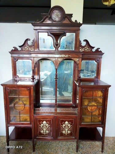 Meuble victorien marqueterie - meuble,