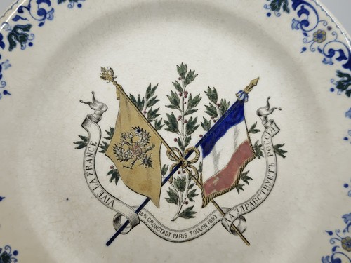 Assiette faïence bourgeois - assiette,