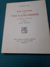 Berthold Mahn : SOUVENIRS DU VIEUX-COLOMBIER. 55 dessins, 1926. Jules Romains