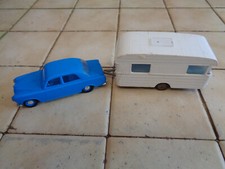 Minialuxe Peugeot 404 + Caravane Digue Norev  1/43