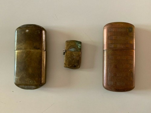 Lot anciens briquets tempete - briquets,