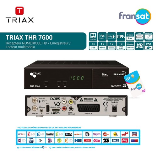 Récepteur décodeur satellite - décodeur,