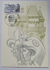 Carte Postale Premier Jour 1980 ANNÉE DU PATRIMOINE