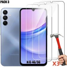 Verre Trempé pour Samsung A05s A14 A15/A16/A26/23/25 A34/35/54/A55/56 Protection