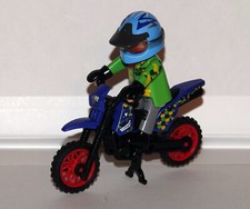 PLAYMOBIL MOTO TRIAL BLEUE