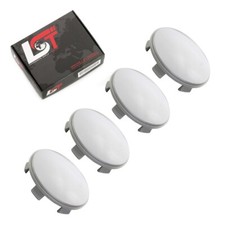4x Couvercle D'Enjoliveur, Couvercle de Jante Volant Cache Gris Ø 60mm