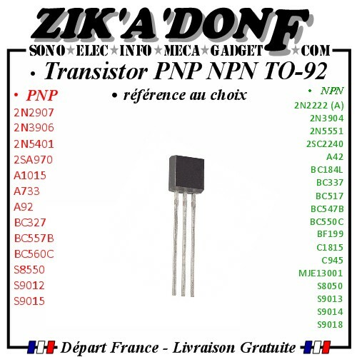 Transistor pnp npn 92 - pnp,