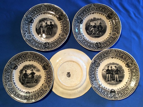 Cinq belles assiettes