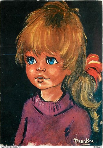 Carte postale enfants - carte,