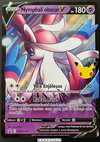 Carte pokemon nymphali - carte,