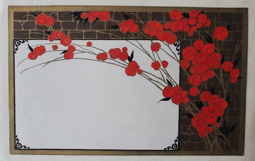 Fleurs gouache originale art - fleurs,