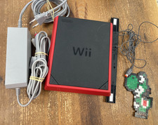 Console Wii Rouge Mini Sans Manette + Câbles - Occasion