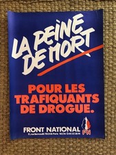 Affiche FN FRONT NATIONAL LE