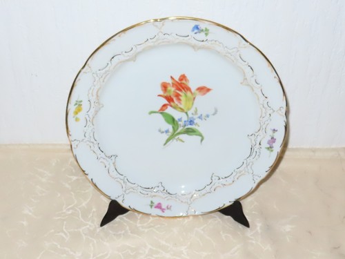 Meissen plat rond motif - plat,