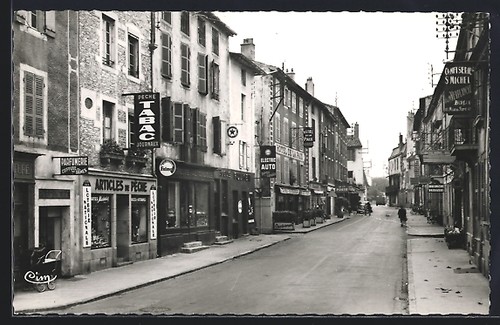 Cpa tournus rue - tournus,, jean-jaurès