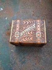 ANCIEN COFFRET EN BOIS SUCHARD BOITE CACAO CHOCOLAT BOITE ÉCHANTILLON 