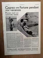 Concours international KODAK - Huile de moteur Spido - Publicité de 1931 - 1739
