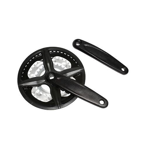 Pedalier vtt alu - pedalier, noir