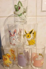 7 verres à moutarde Pokémon