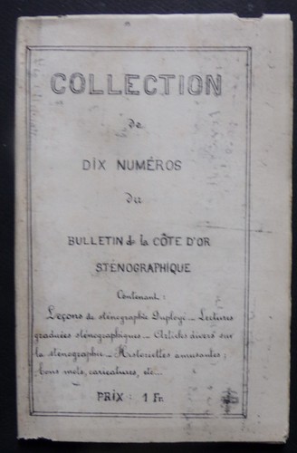 Collection dix numéros - §, de