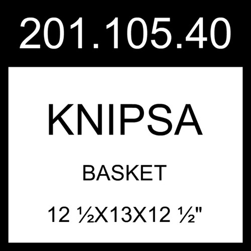 Ikea knipsa basket - basket, seagrass