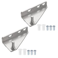 Pour 2Pcs Charnière Inox