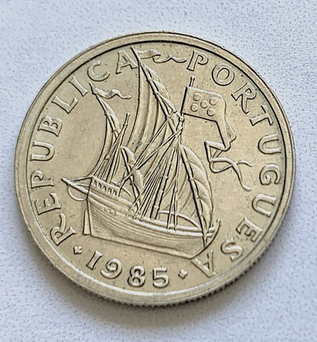 Piece portugal escudos au - piece,