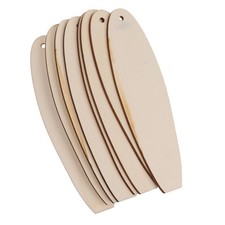 8pcs inachevé planche de surf en bois forme artisanat découper scrapbooks diy
