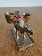 Ancien Encrier En Bronze En Forme De Dromadaire Style Oriental Original 