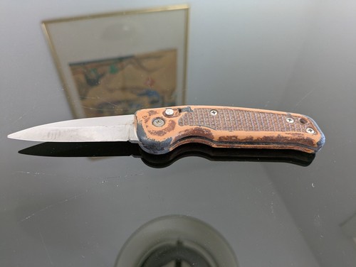 Rare couteau pliant ancien - rare,