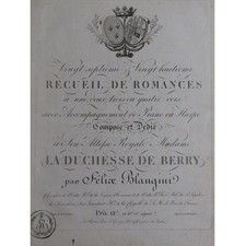 BLANGINI Félix Recueil de